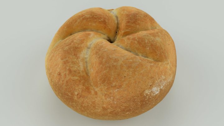 3d scan bread roll – lummerstorfer semmel 3 3D 3D Model