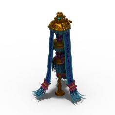Lee pagoda – the second floor – banner 3D Model