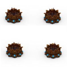 Lee pagoda – lotus worship censer 3D Model