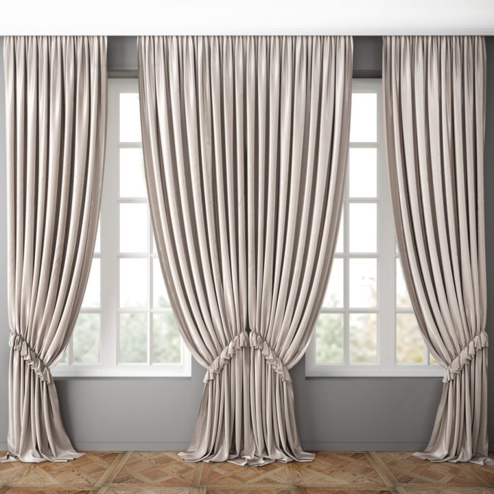 3D Curtain model 3D Model