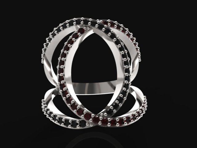 Fashion ring 3D Model