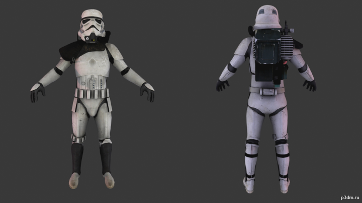 Magma trooper 3D Model