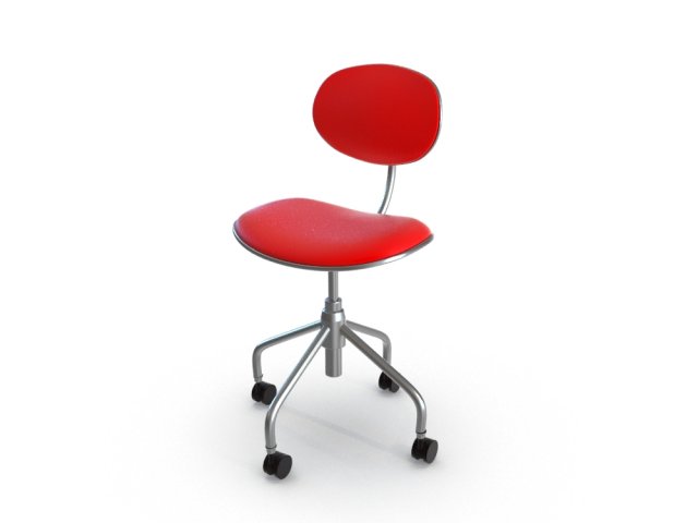 Swivel Office Chair 3D Model