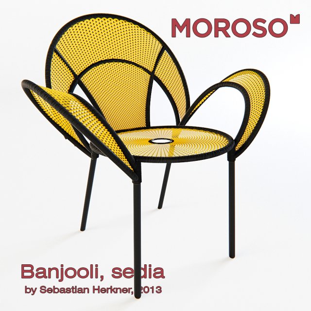Moroso – Banjooli chair 3D Model