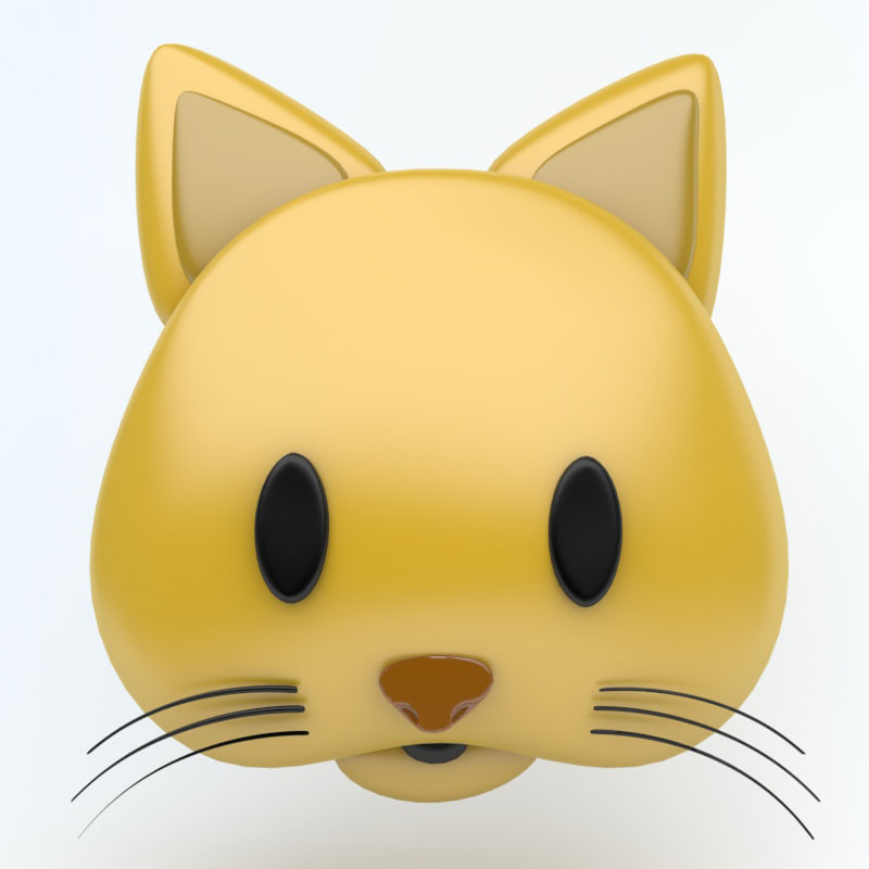 CAT icon 3D 3D Model - 3DHunt.co