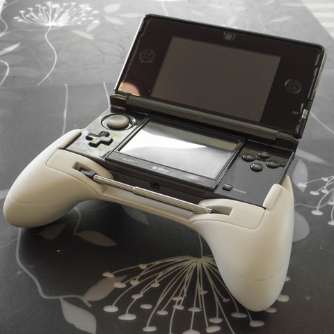 Ergonomic Grip For 3DS v2 (original 3ds) 3D Print Model