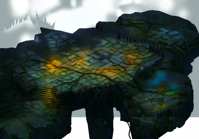 Dark Forest – Terrain 01 3D Model