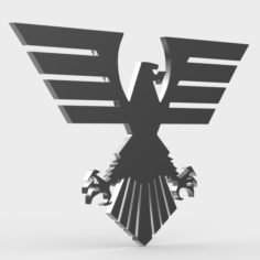 Eagle logo 3D Model
