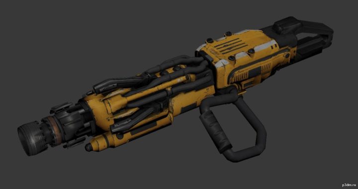 Laser cannon 3D Model