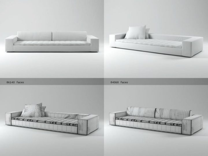 Airport Sofa 350 3D Model