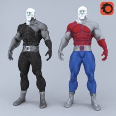 The faceless bionic warrior soldier 3D Model