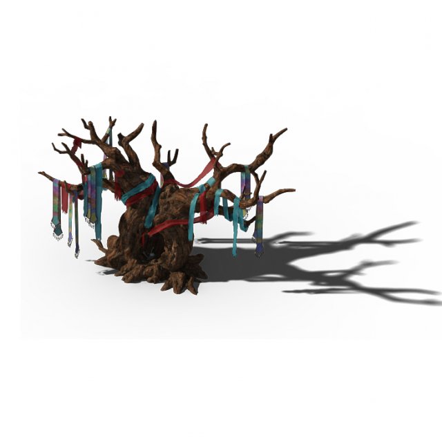 Yanmen off – worship tree 3D Model