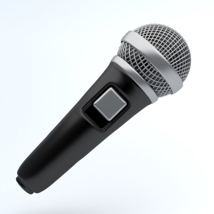 MICROPHONE icon 3D Model