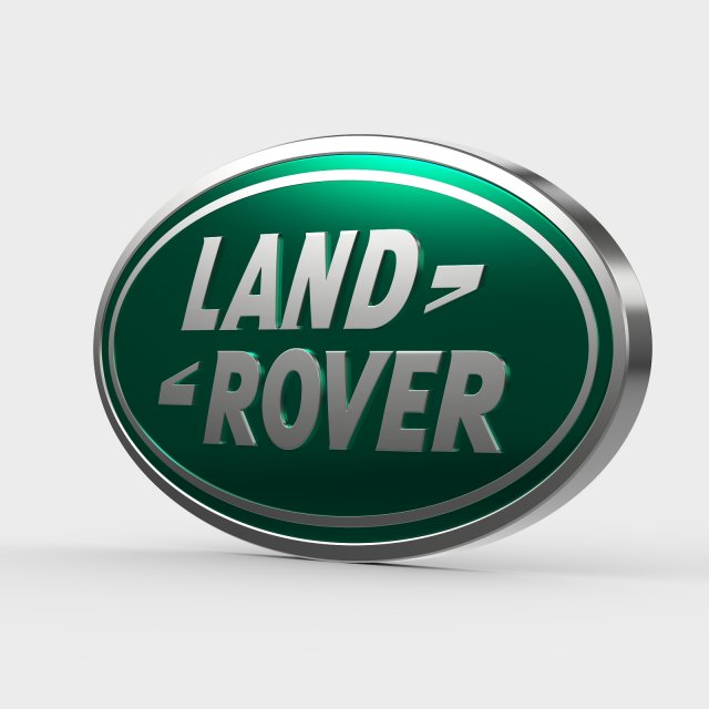 Land rover logo 3D Model