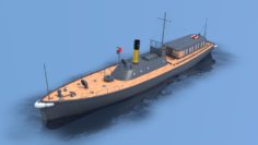IJN 17m Motor Boat 3D Model