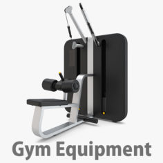 Gym Equipment – High Pull 3D Model