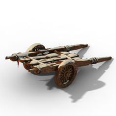 Huashan Mountain Road – ice and snow debris 01 3D Model
