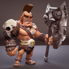 Conan Character Rig 3D Model