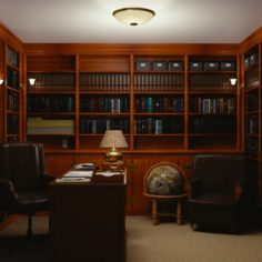 Library-Home Office						 Free 3D Model