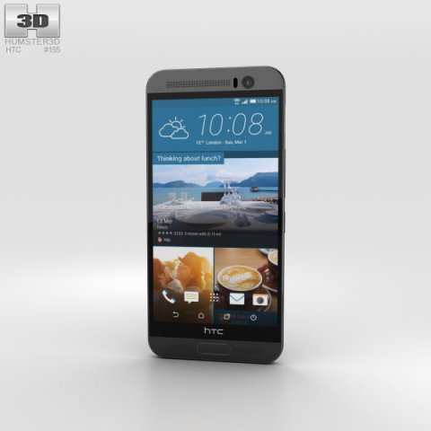 HTC One ME Meteor Grey 3D Model