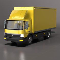 Generic Medium Cargo Truck 3D Model