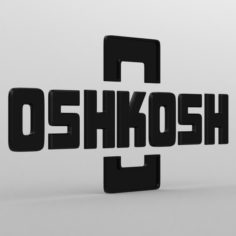 Oshkosh logo 3D Model