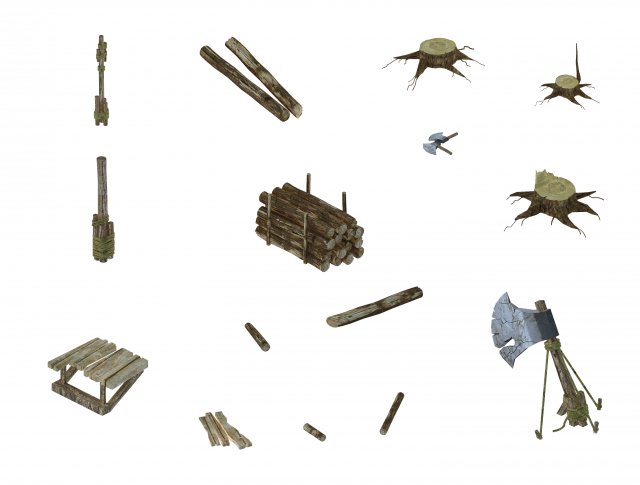 Logging – Tools 043 3D Model