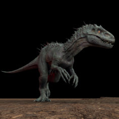 3D Irex Dinosaur Maya Rig Free 3D Model