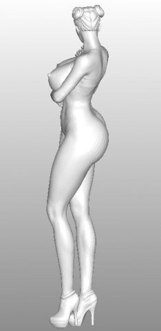 Nude girl 9 3D Model