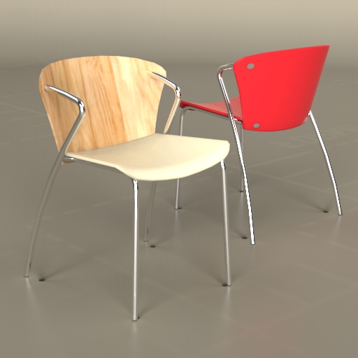 Bernhardt Lido Chair 3D Model