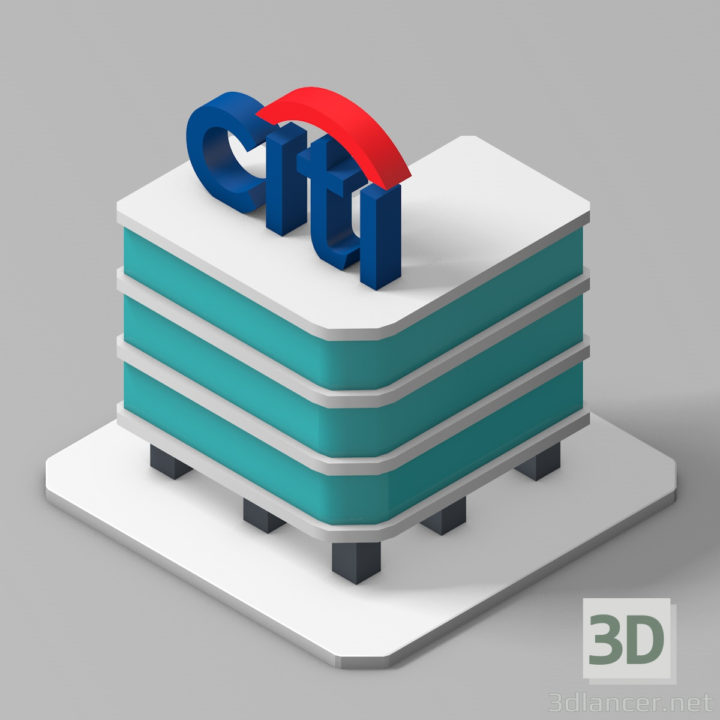 3D-Model 
Citibank building