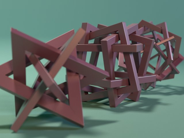 Orderly Tangles 3D Model