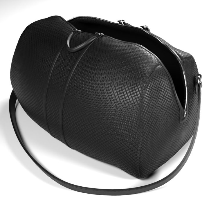 Leather sports bag 3D Model