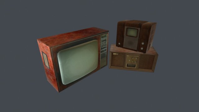 Old Electronics 3D Model