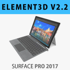 E3D – Microsoft Surface Pro 2017 3D Model