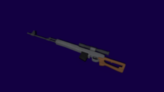 Sniper-rifle Free 3D Model