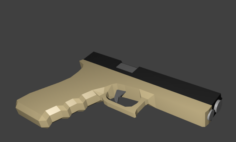 VeryLowPoly Glock22 3D Model