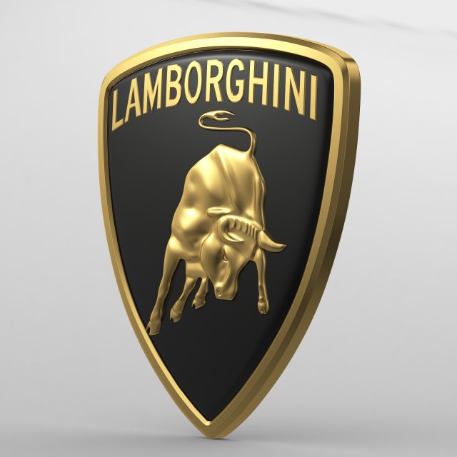 Lamborghini logo 2 3D Model