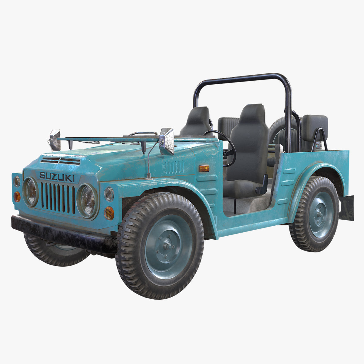 Suzuki Jimny (SJ20) 1977-81 v2 3D Model