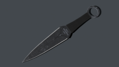 Throwing Knife 3D Model
