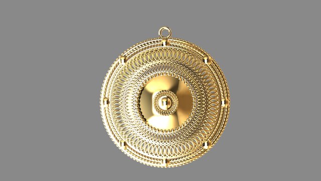 Roman pendant2 3D Model
