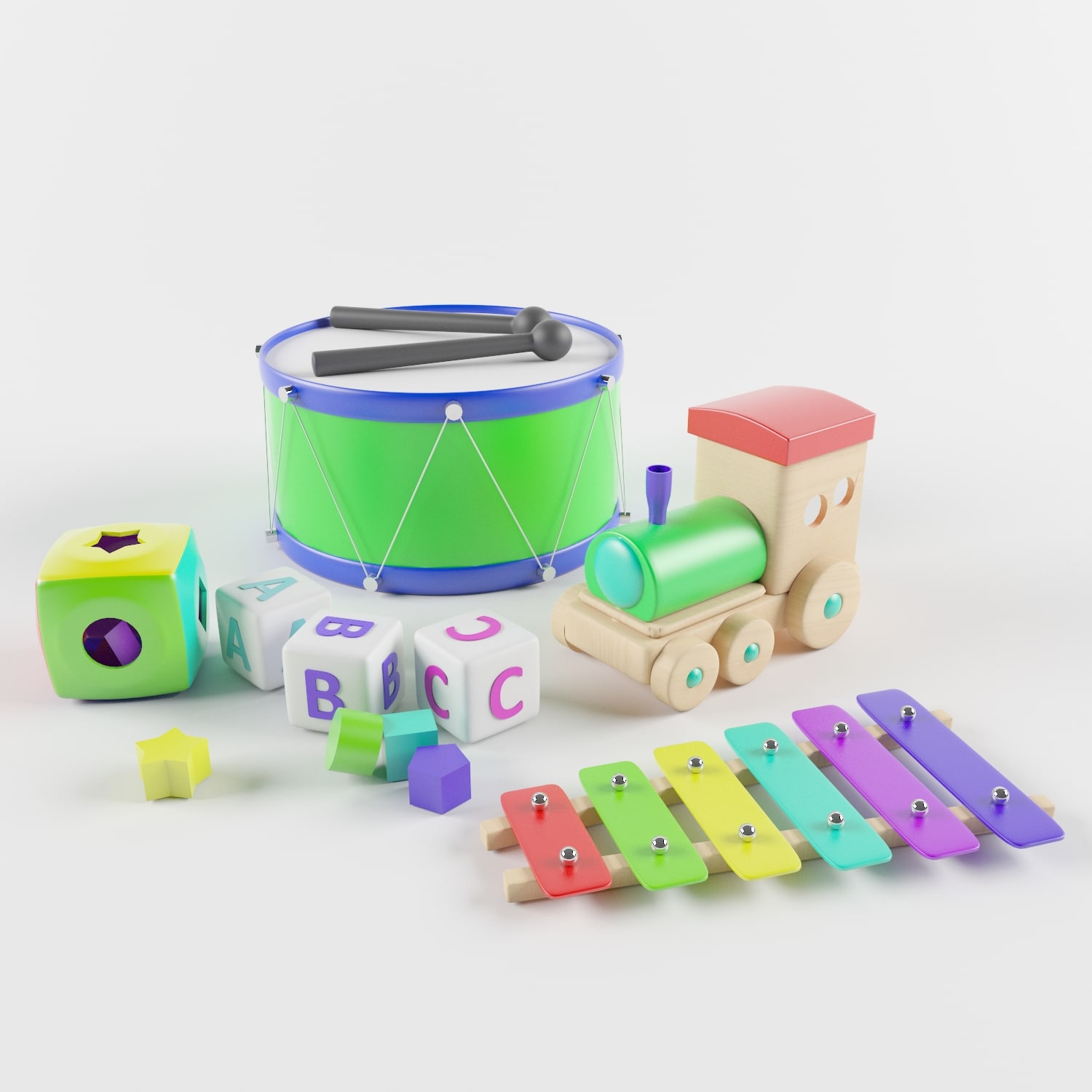 classic toys model 3D Model
