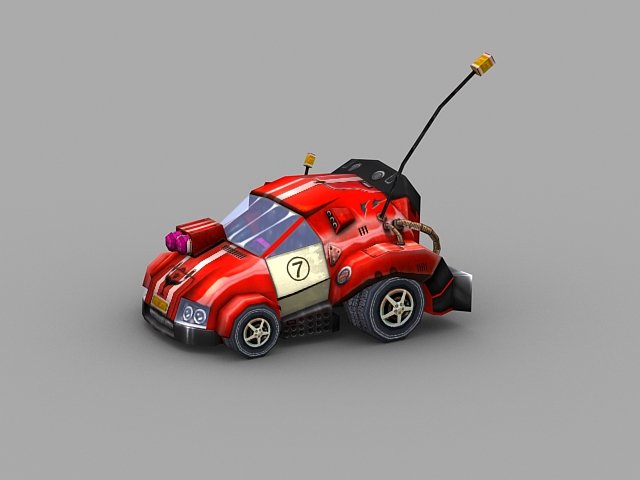 Normal car 3D Model