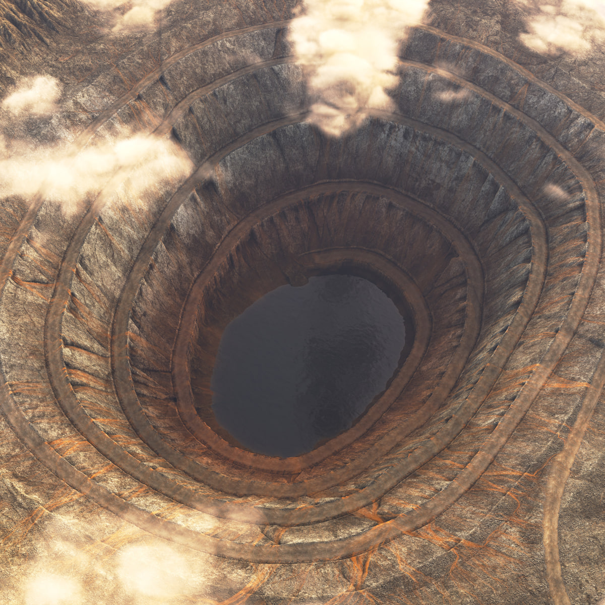 Diamond Mine 3D Model