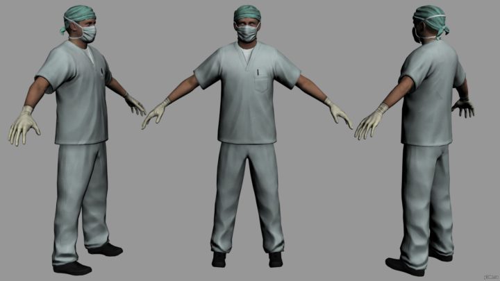 Surgeon 3D Model