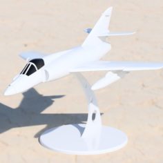 Dassault Super Etendard scale model 3D Print Model