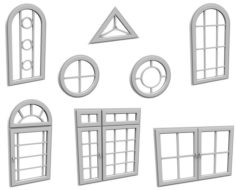 Window 35 type 3D Model