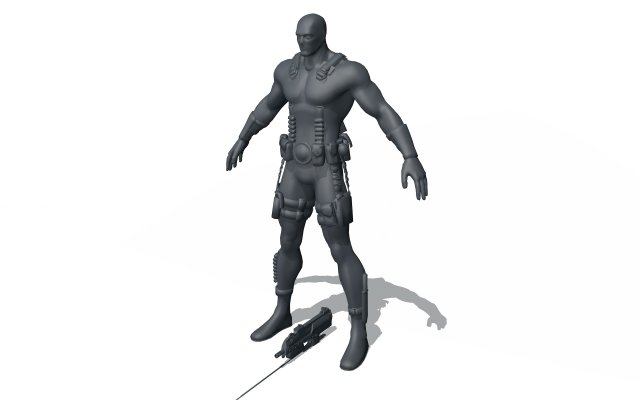 Deadpool Free 3D Model