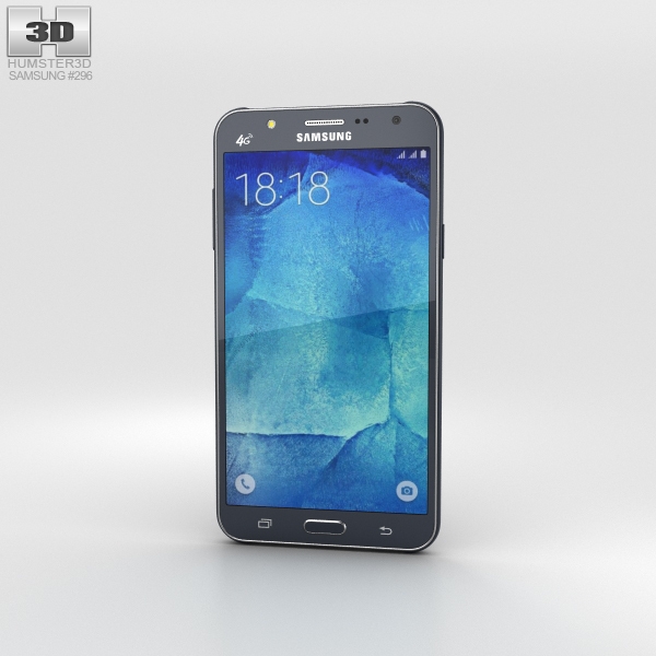 Samsung Galaxy J7 Black 3D Model