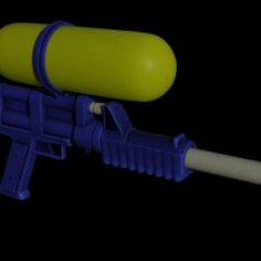 Supersoaker S100 squirt gun						 Free 3D Model